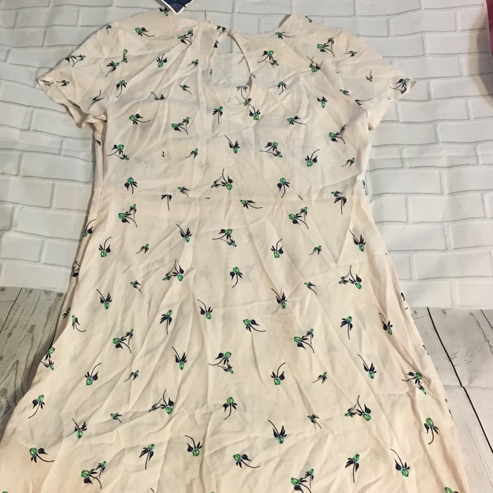 Free People Margot  12 Pink Cap Sleeve Sheer Dress - Picture 2 of 4